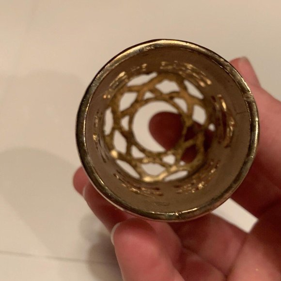 Ornate Gold Tone Wine Bottle Topper - Picture 10 of 12